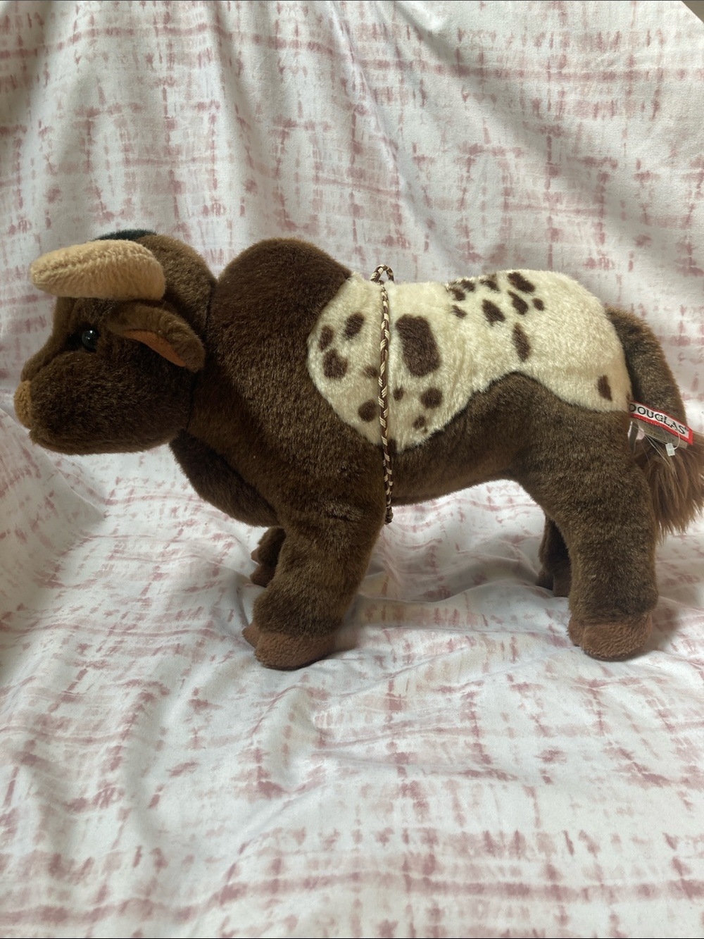 Douglas Stuffed Animal 14”Tornado Bull Plush Toy